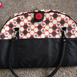Diaper bag with table changer cloth